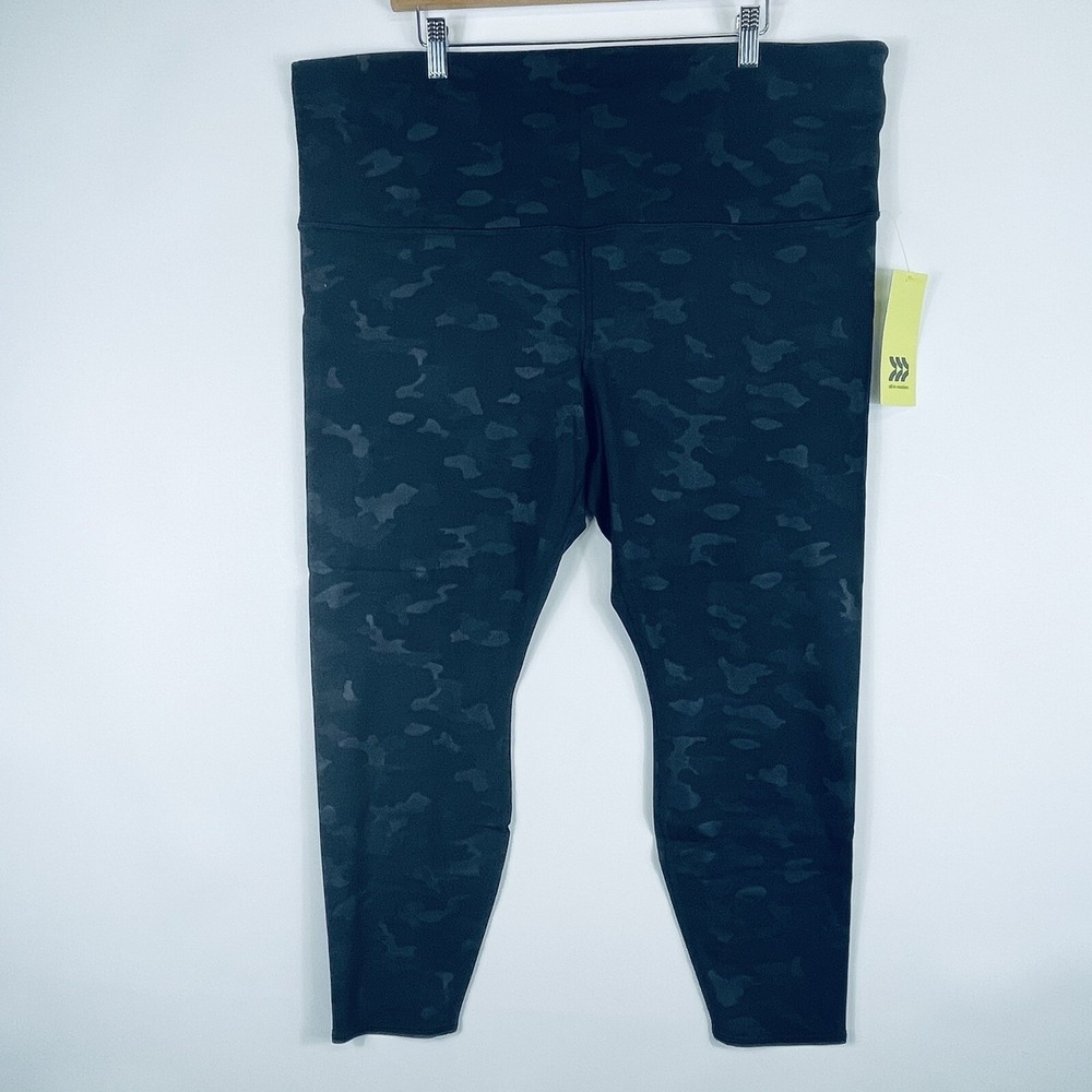 all in motion Black Camo High-Waist Leggings
